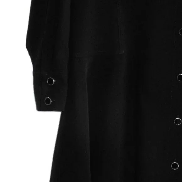 Lafayette 148 New York Black Shirt Dress in Size 10